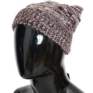 Dolce & Gabbana Bordeaux Wool Winter Beanie
